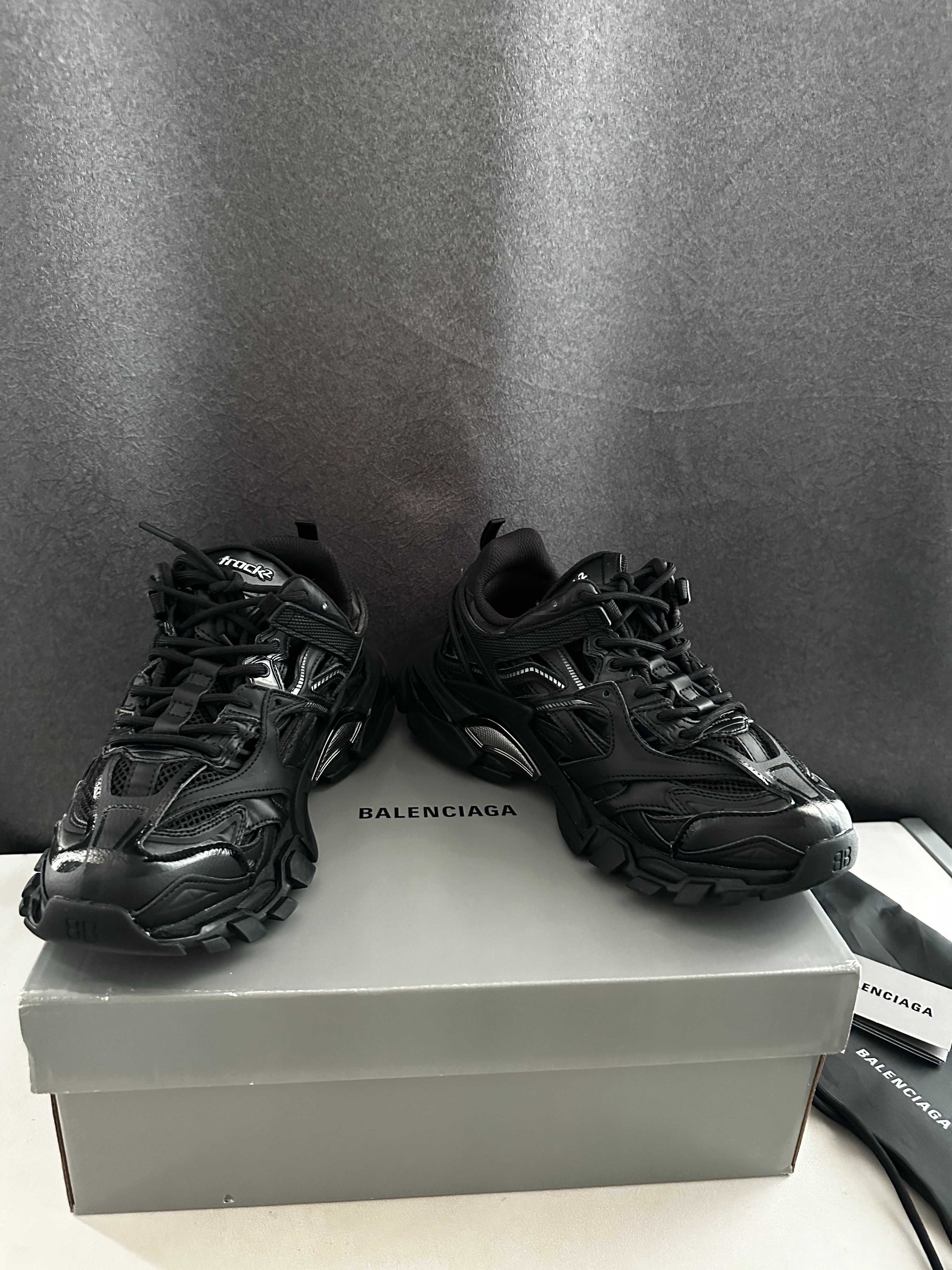 Adidasi Balenciaga Track 2 Negrii