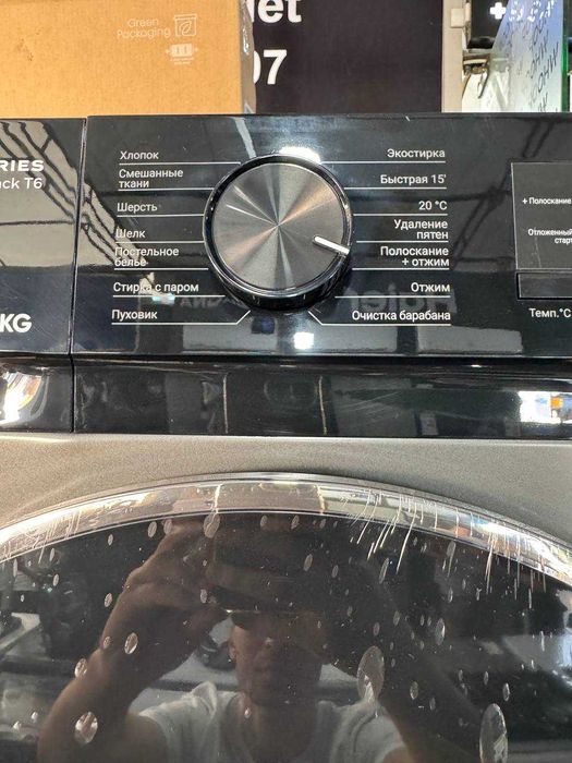Стиральная машина Immer 6 кг Black T6 Inverter Steam A+++