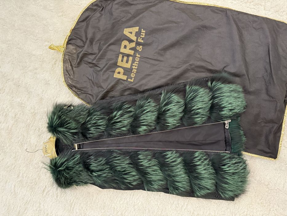 Елек лисица естествен косъм