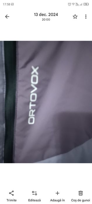 Jacheta Ortovox damă