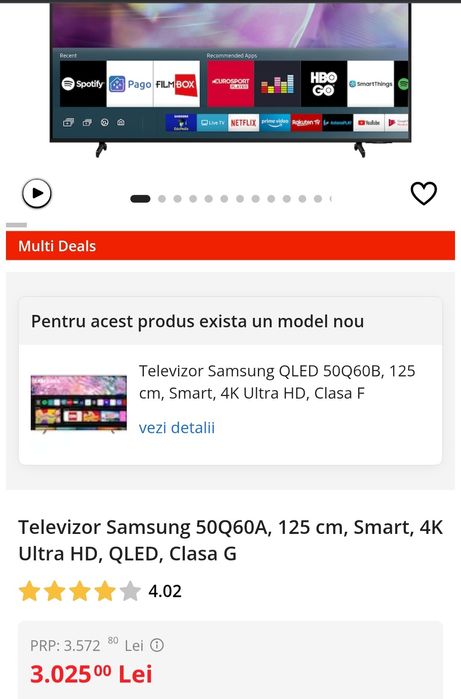 Samsung QLed 125 cm