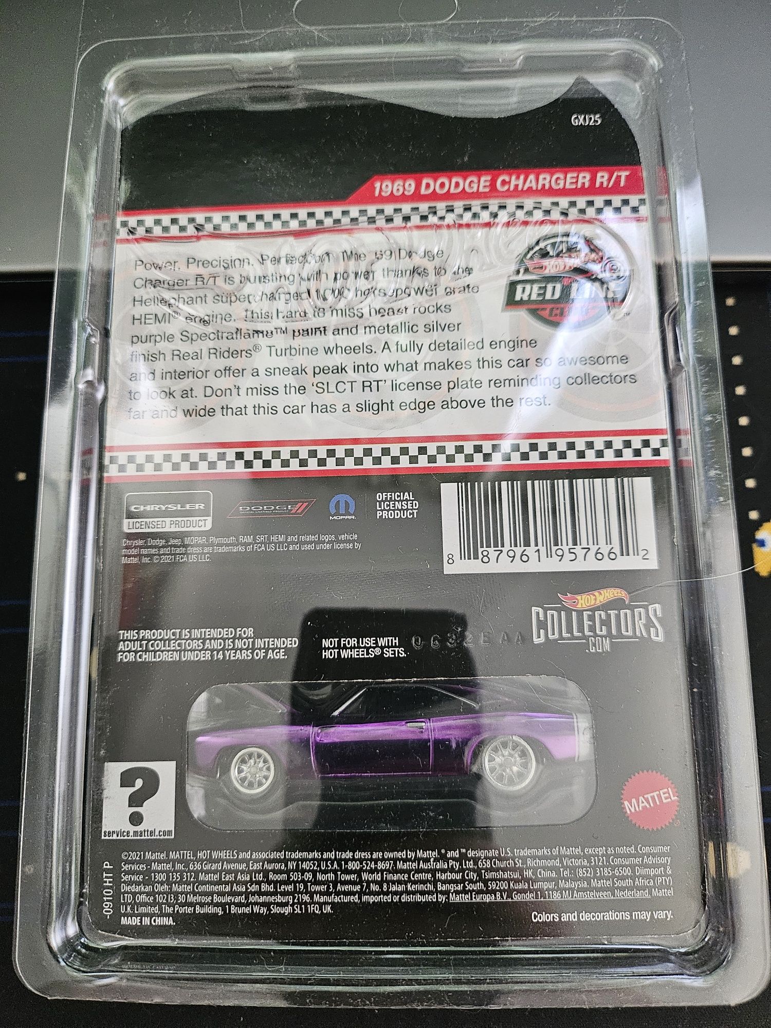 Hot Wheels RLC 1969 Dodge Charger R/T
