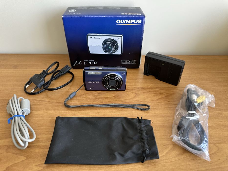Olympus μ-7000 – Компактен стил, 12 MP, 7x Zoom, пълен комплект