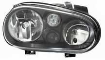ФАРОВЕ нови за VW Golf 4 ЧЕРНИ нови фарове с халоген ГОЛФ 4