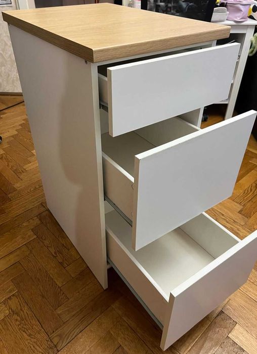 KNOXHULT IKEA Dulap cu sertare, alb, 40 cm
