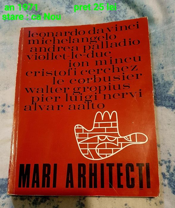 Carte : Mari Arhitecti 1971