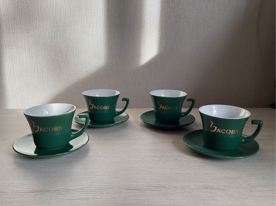 Кофейные пары Jacobs,  чайные пары, тарелочки к дню Валентина.