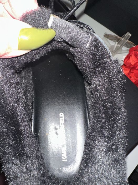 Домски сникърси Karl Lagerfeld лак