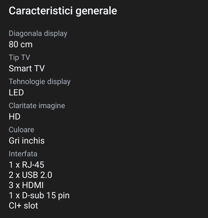 Televizor Star-Light LED 32DM6601 80 cm Smart HD sigilat