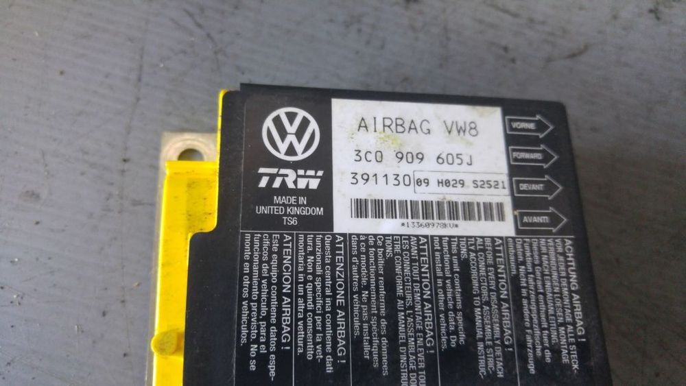 calculator airbag vw passat b6 3c0909605j