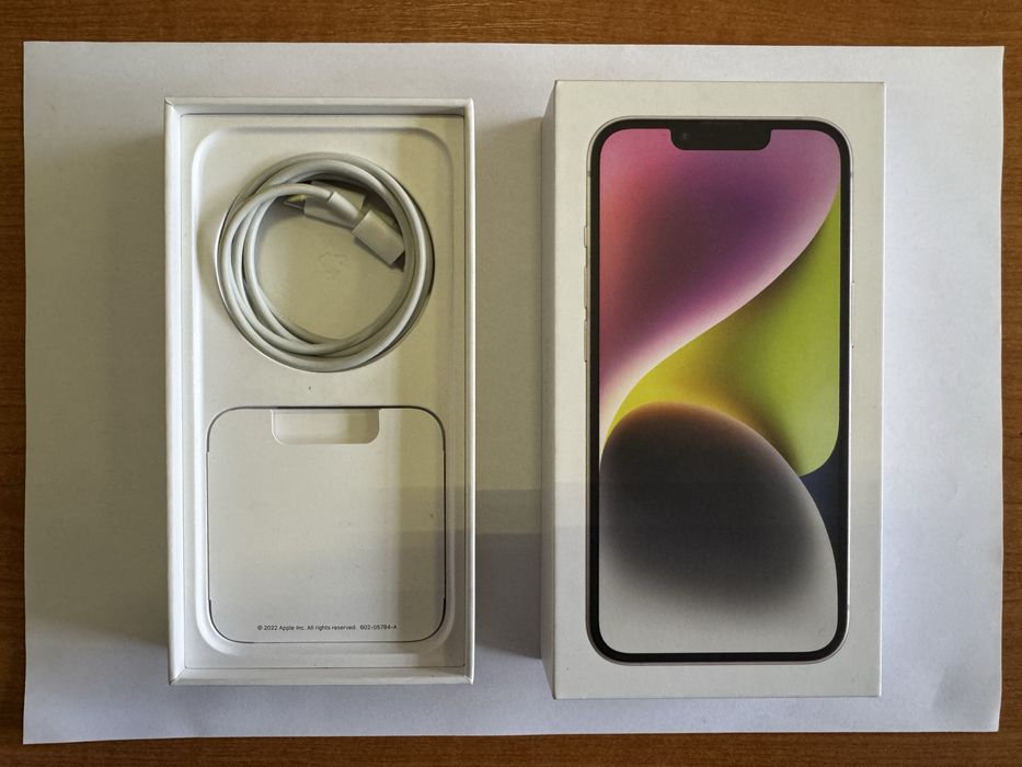 Apple iPhone 14 128GB Starlight - Нов .