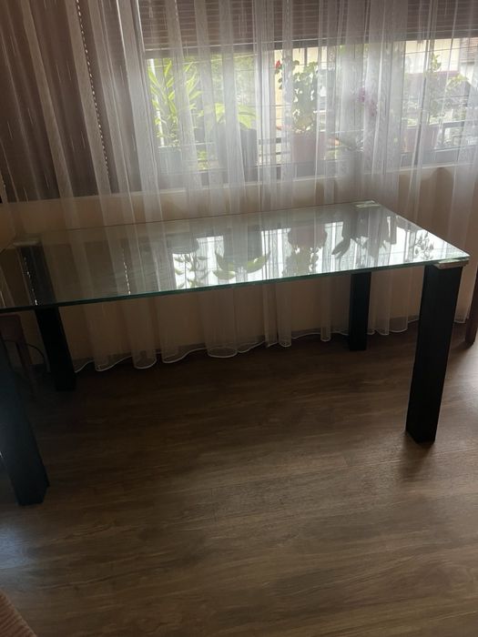 Стъклена Кухненска маса