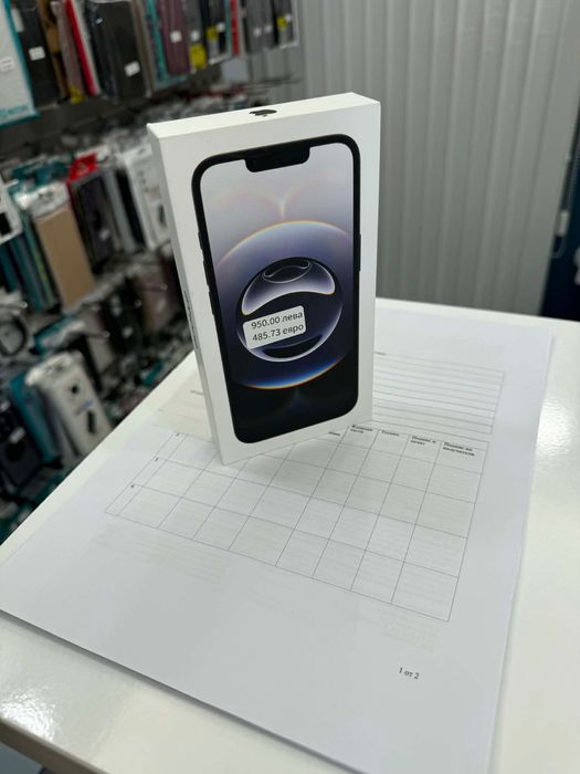 Чисто нов iPhone 16e Black + гаранция 24 месеца A1