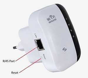 Портативен USB Безжичен Усилвател на Сигнала Wi-Fi Repeater 300 Mbps
