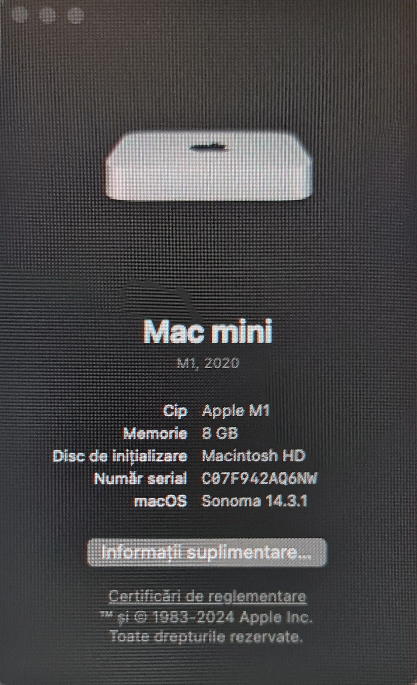 Mac mini M1 512GB/8G
