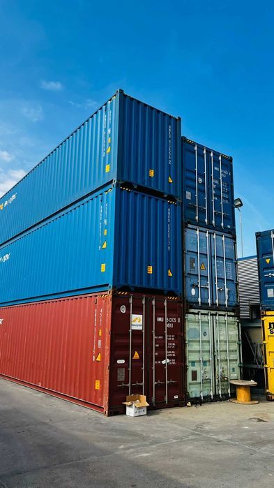 Container maritim 40 HQ NOU alb 2018 6/10 Botosani
