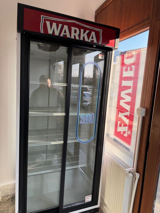 Vitrina verticală dublă electronică