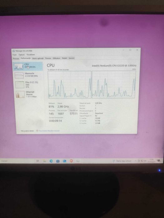 Set complet calculator + birou inclus
