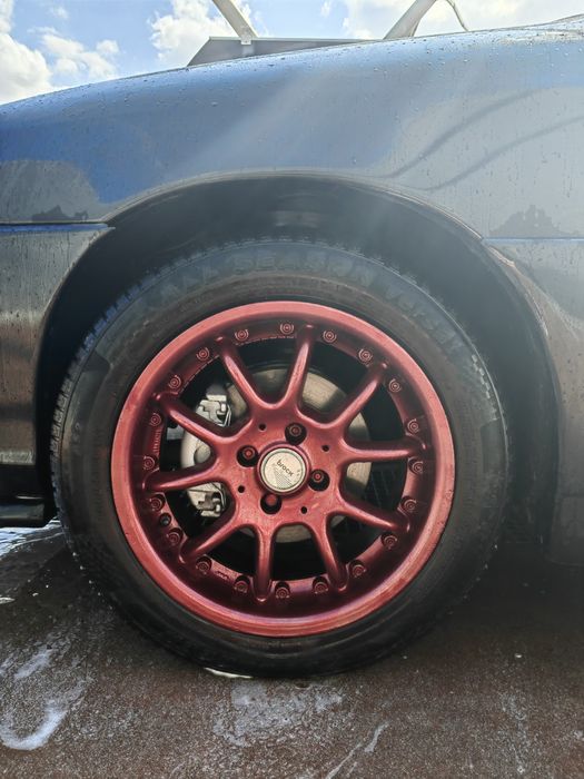 Jante Brock B6 4x100 R16 (două lățimi) cu anvelope noi Opel