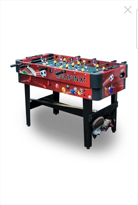 Masa de joc multifunctionala Carromco Multifun-XT, 14 in 1, Tije teles