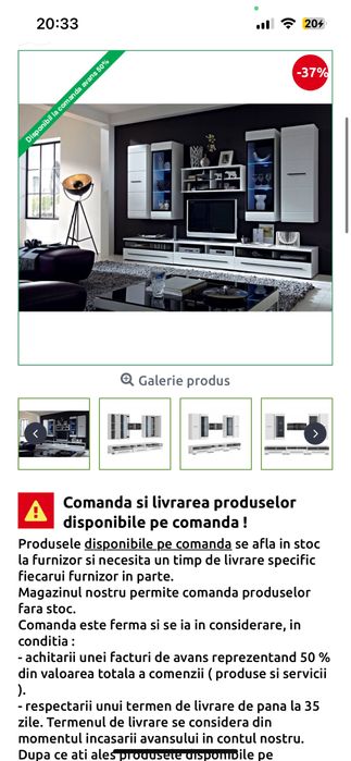 Mobilier sufrageria comoda tv biblioteca