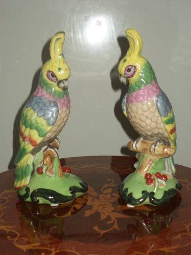 Set superb statuete majolica