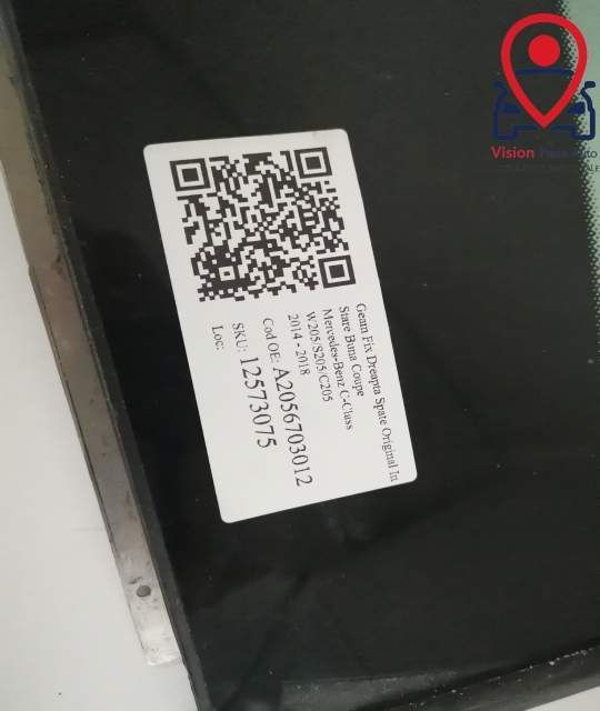 Geam Fix Dreapta Spate Original In Stare Buna Coupe Mercedes-Benz  C-C