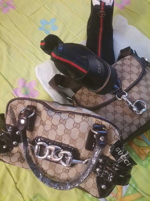 Лот GUCCI  чанти и боти 38 номер
