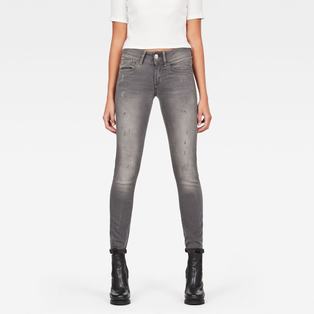 НОВИ G-Star RAW Lynn Mid Waist Skinny Jeans ОРИГИНАЛ дамски дънки 26