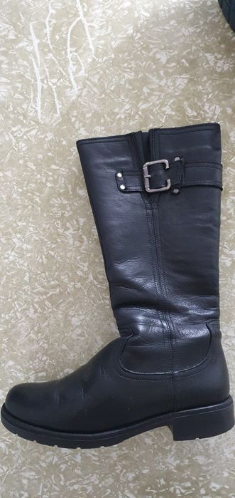 Cizme dama din piele,negre,captusite,masura 36