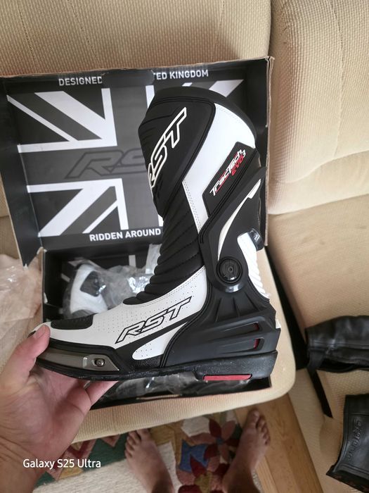 Мото ботуши RST EVO 3 SPORT бяло и черно
