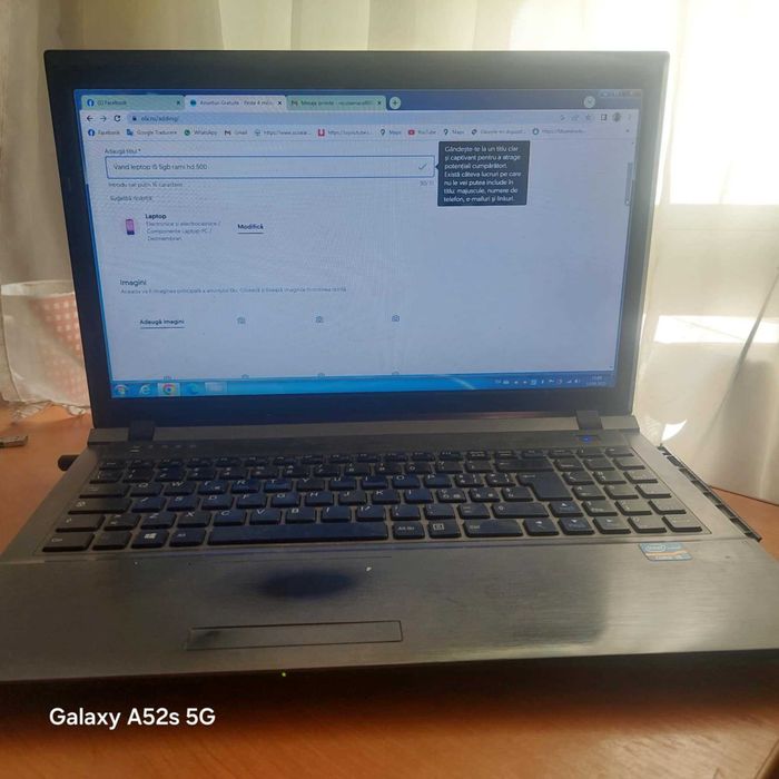 Vand leptop i5 5gb rami hd 500