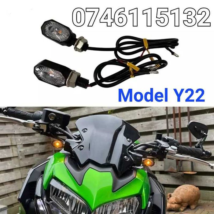Moto Scuter Atv Motocicleta Cross-Semnalizare-Semnalizari-LED-Mici-Y22