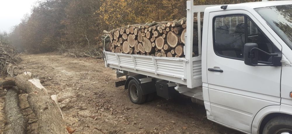 Vând lemne de foc la 320 lei metru esență tare cu transport gratuit