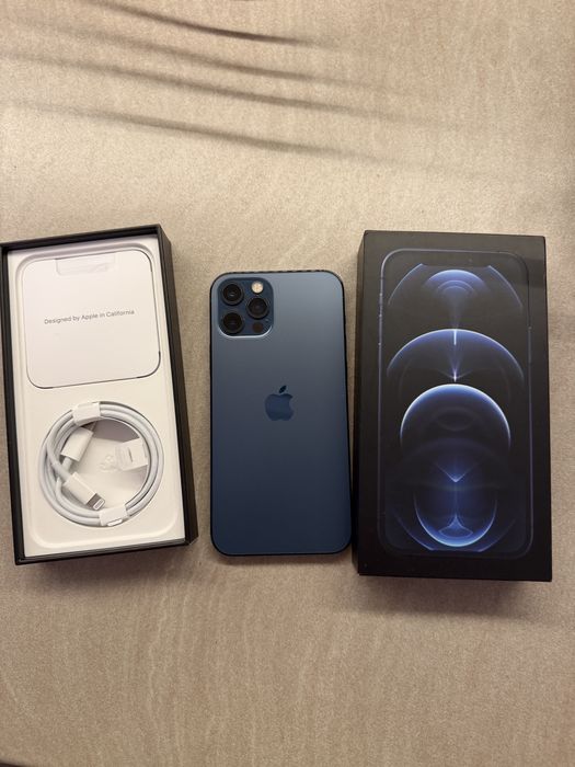 Iphone 12 pro 256gb Pacific Blue neverlocked stare foarte buna