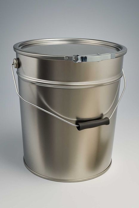 Galeata metalica cu capac 10 l/21 l/ rasina epoxi/intaritor/pigmenti