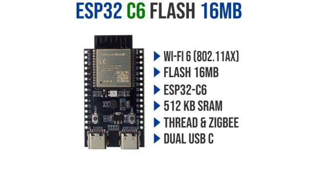 Esp32 C6 Flash 16mb N16R8