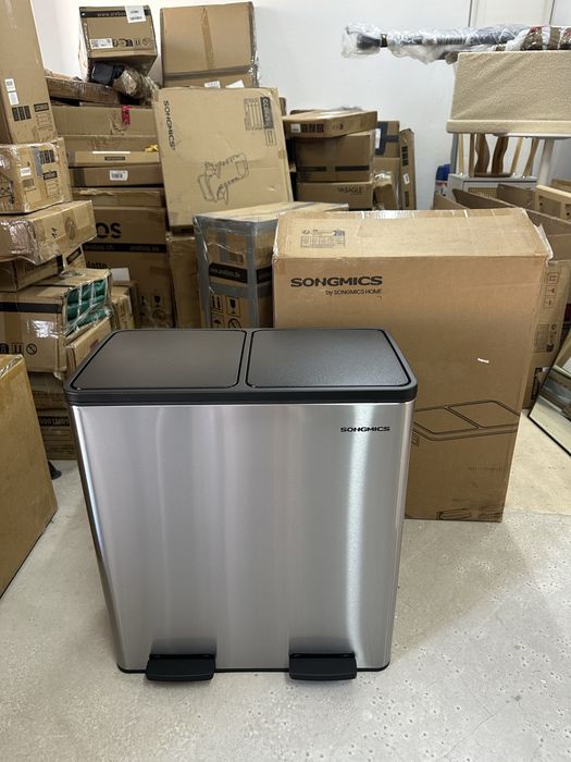 Кош за разделно събиране на боклук 60L SONGMICS