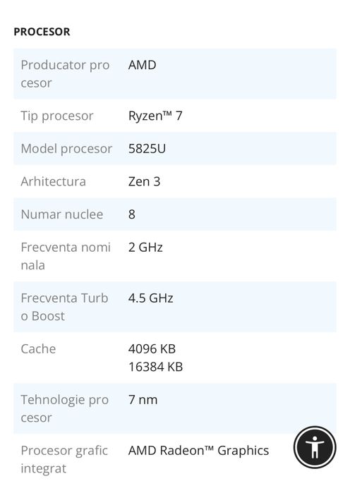 Laptop Lenovo IdeaPad 3 15ARE05