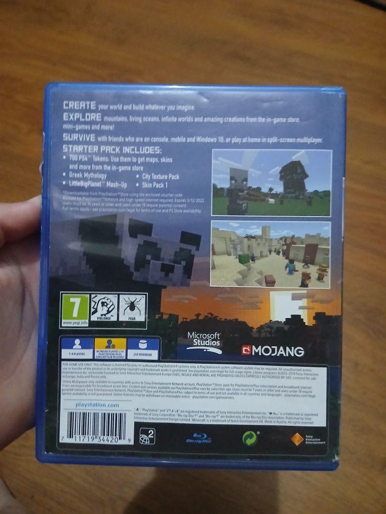 PS 4 minecraft cd