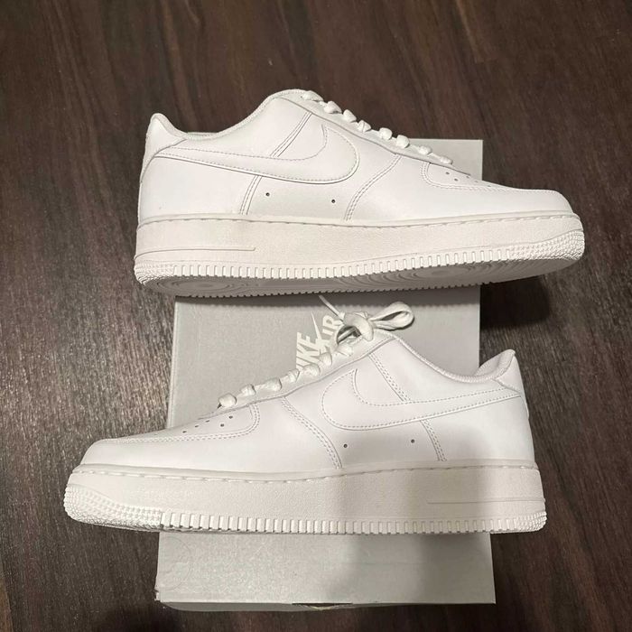 %CRISTMAS SALE% Nike Airforce 1 Low White Ediție Limtată-Verificare