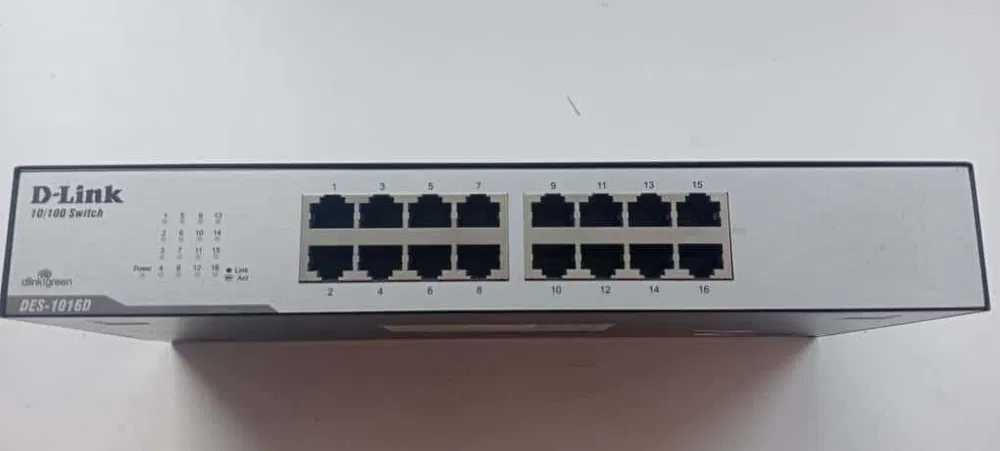 Сетевой коммутатор свич, хаб на 16-port