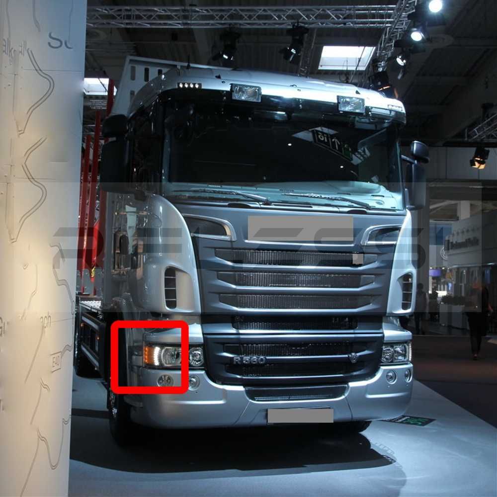 1 бр. 12W DRL дневна светлина + ЛЕД LED мигач за СКАНИЯ Scania R 2008+