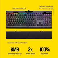 Tastatura Gaming Corsair K70 RGB Pro Cherry MX Brown Mecanica ICUE