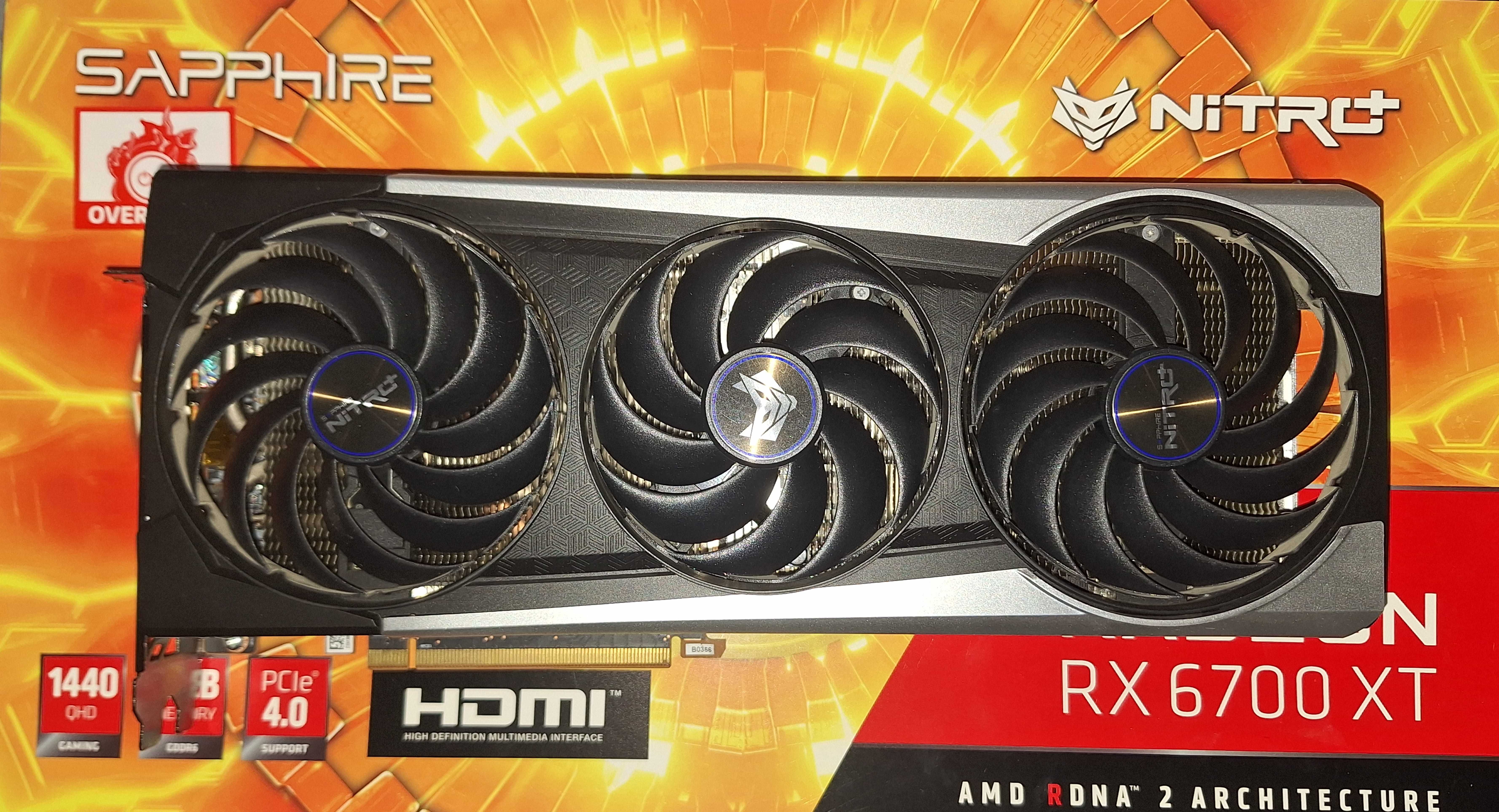 Sapphire NITRO+ AMD Radeon™ RX 6700 XT 12GB