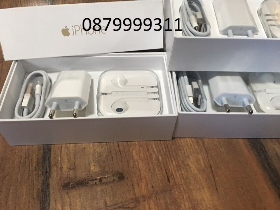 Оригинален адаптер и кабел за iPhone 5 5s SE 6 plus 6s 7 8 X 11 XS