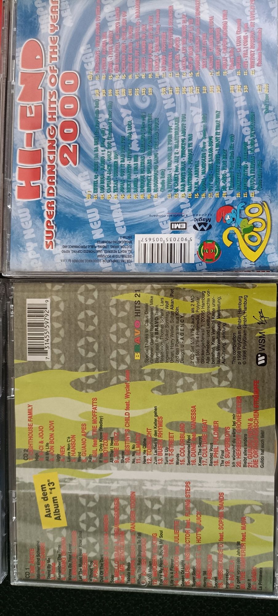 Cd-uri cu muzică din anii '90, '80