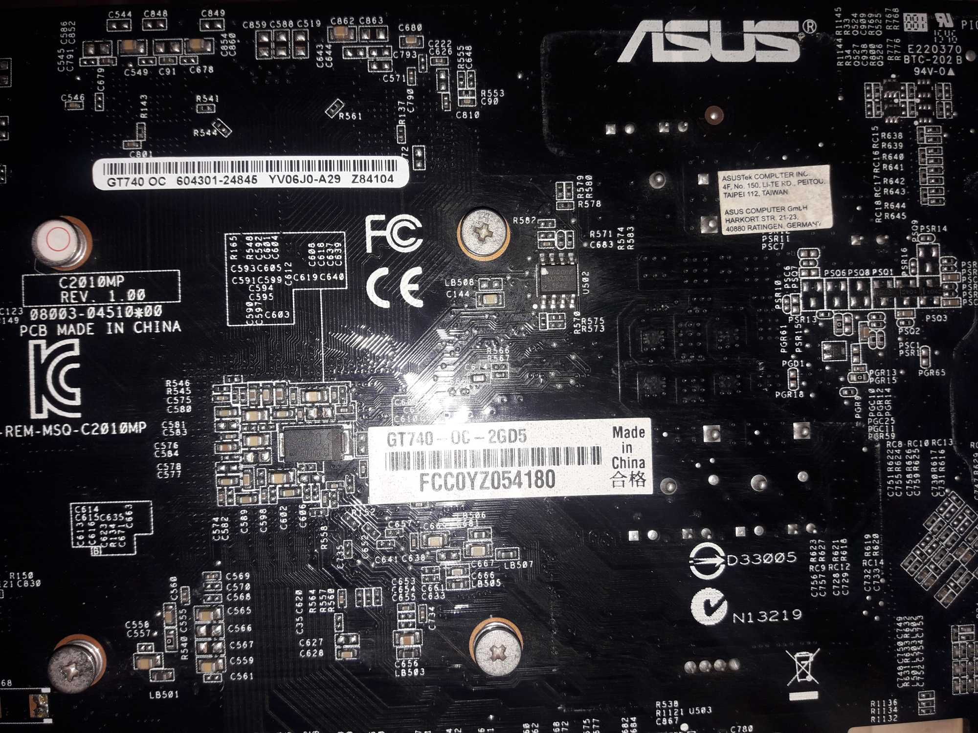 Placă Video Asus GT 740/2g/gddr5-OC