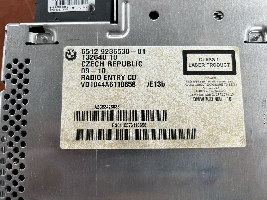 Radio rcd Bmw rcd400-10 ,X1 E84 an 2010