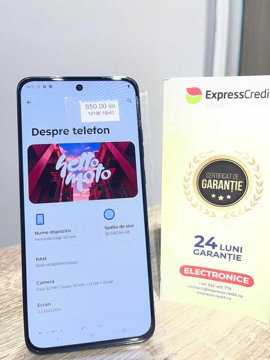 (ag42) Telefon Motorola Edge 50 Neo *2 ani garantie* b12192